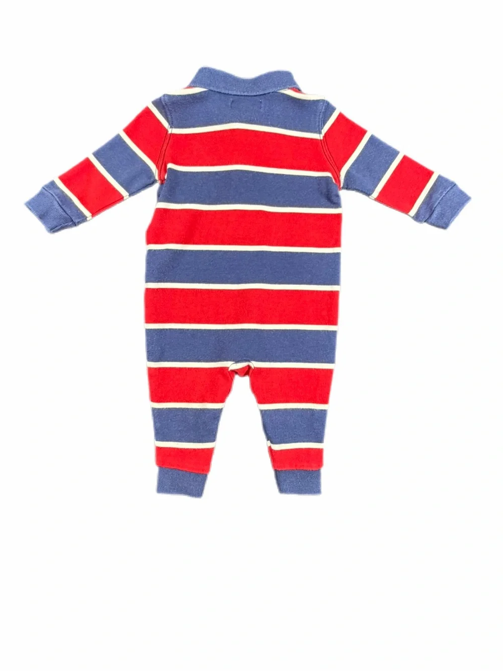 RALPH LAUREN Baby Boy Rugby Stripe Coverall - 6M